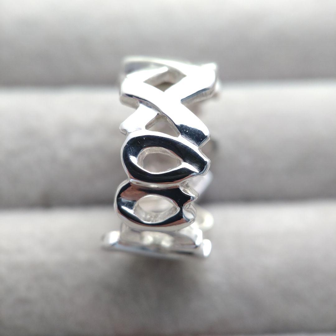 TIFFANY＆Co.ラブ＆キス　シルバーリングSV925 11.5号