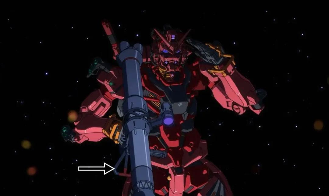 【完成品】HG 赤いガンダム　ビット6個　ザクバズーカ　部分塗装