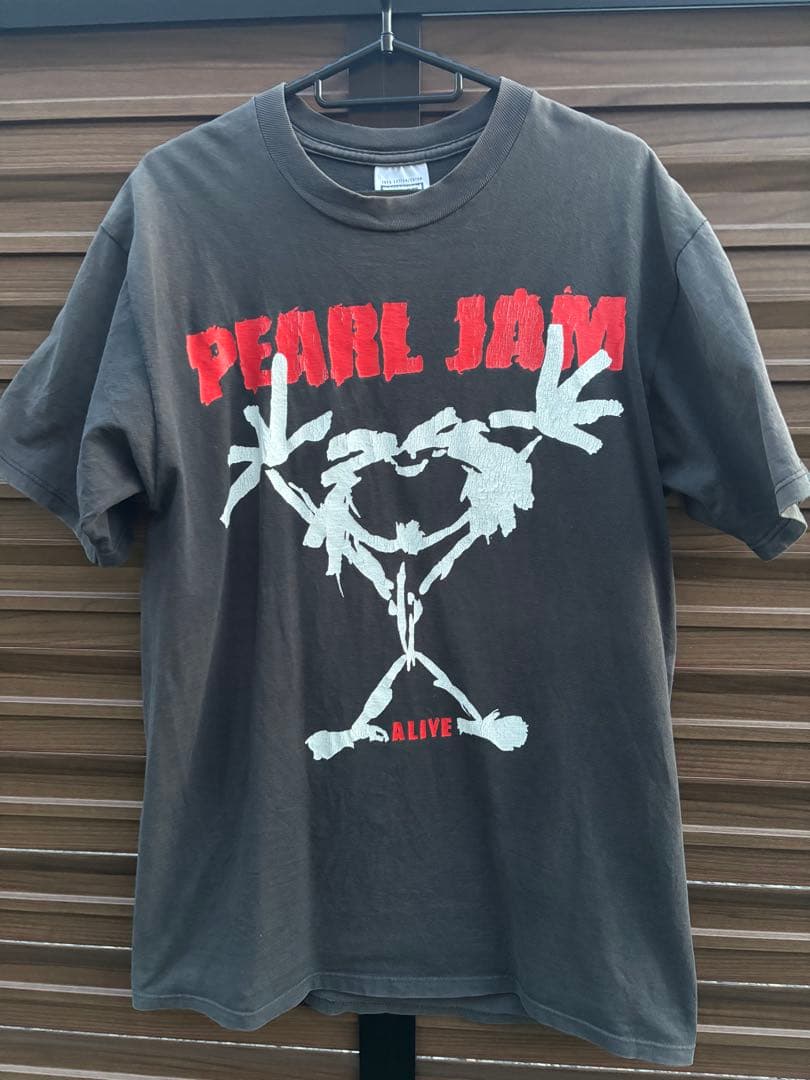 PEARL JAM ALIVE NICE MAN LARGE tシャツ