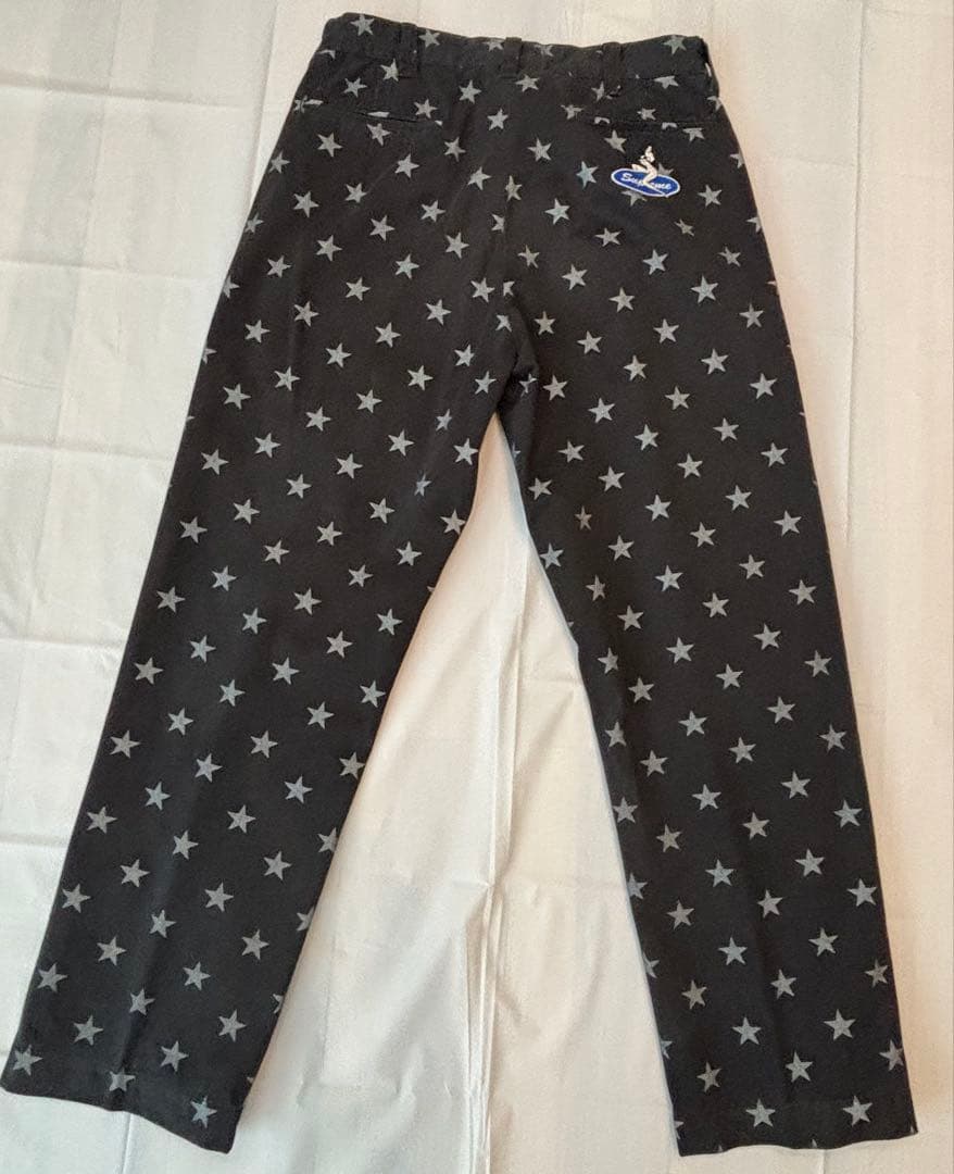 Supreme Chino Pant 星柄 チノパン 黒