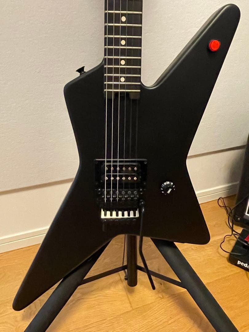 美品 EVH Star Black フロイドローズ／キルスイッチ付