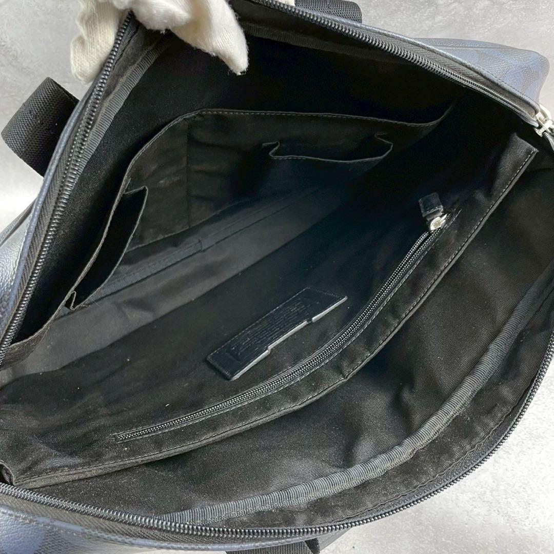 美品 コーチ シグネチャー 2way ビジネスバッグ ブリーフケース A4 PC