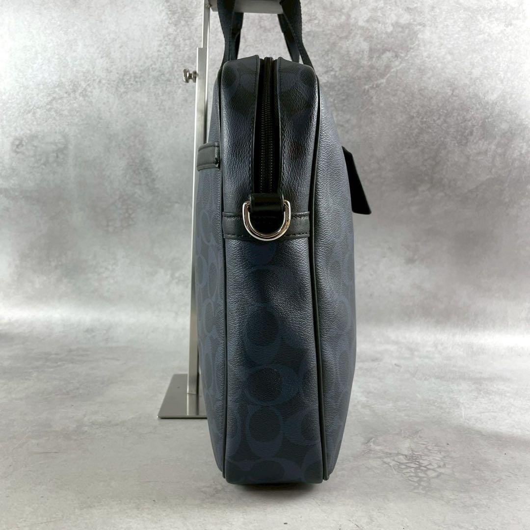 美品 コーチ シグネチャー 2way ビジネスバッグ ブリーフケース A4 PC