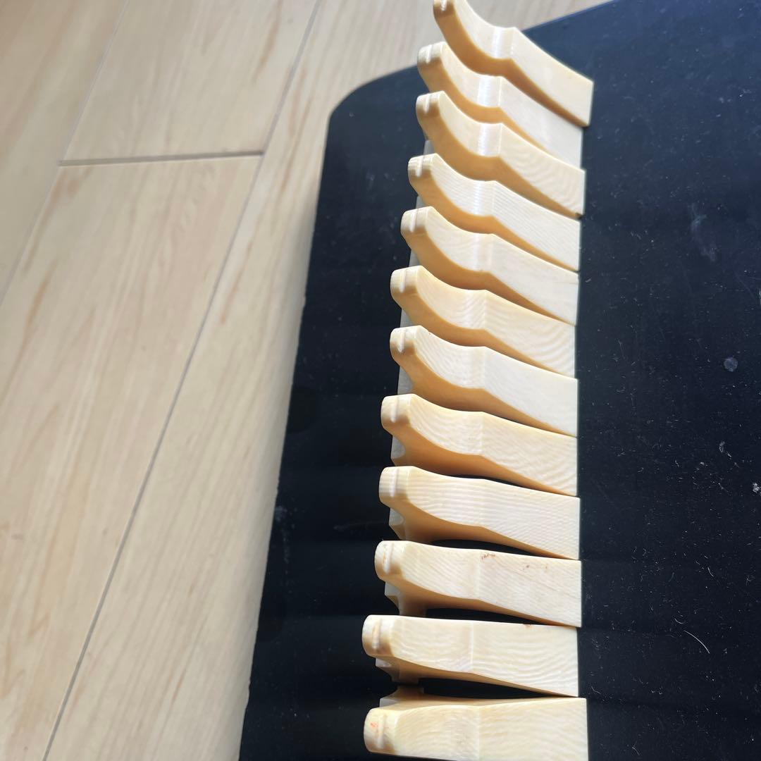極上　三線　琴柱 筝柱　天然素材 12個セット 和楽器　御琴　和琴 御箏琴柱