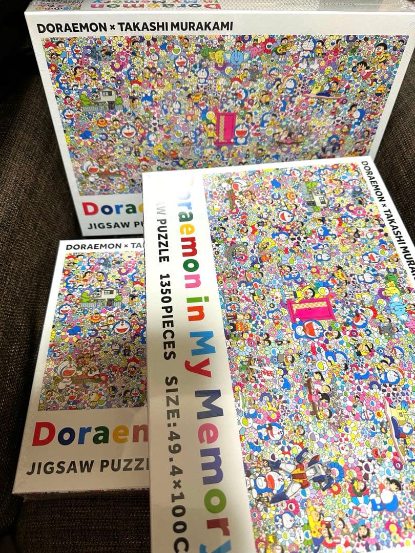 新品3点　記憶の中のドラえもん　村上隆　ジグソーパズル　1350ピース