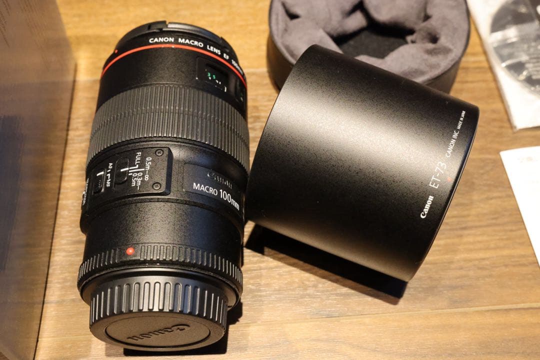 新品同様 キヤノン 単焦点マクロ EFマウント EF100mm F2.8L