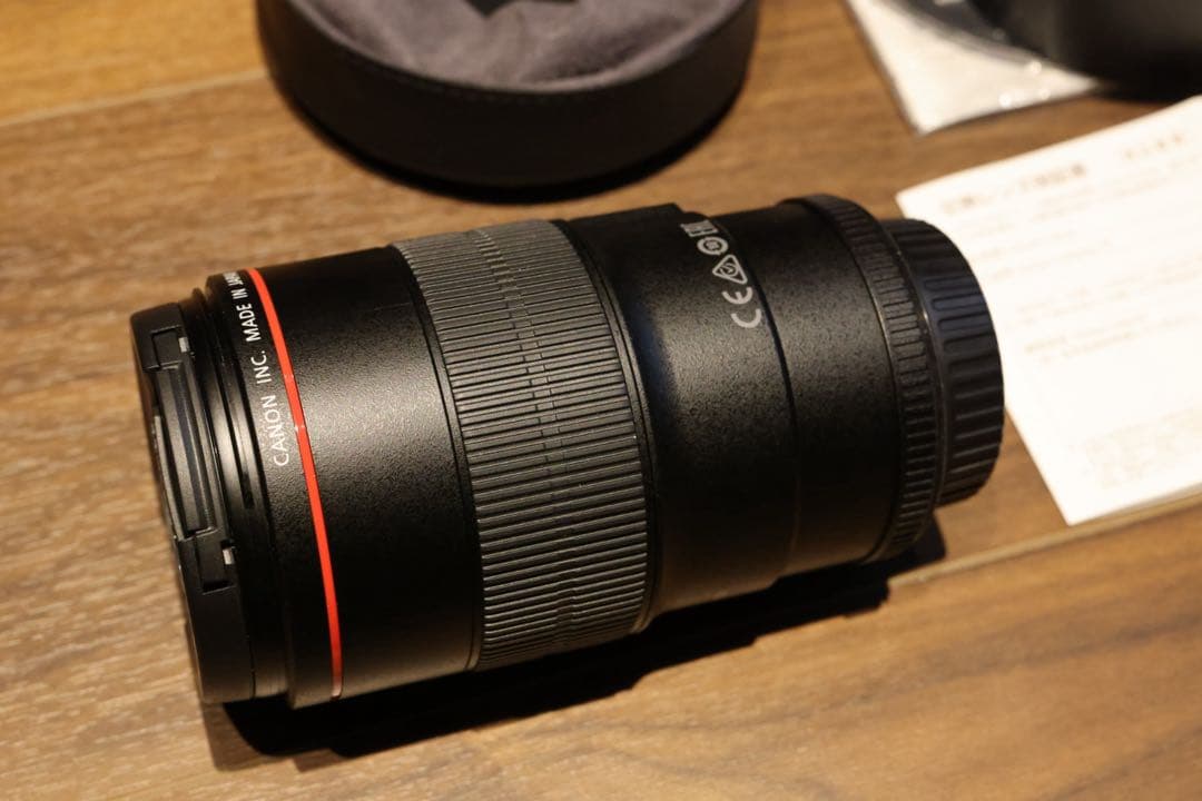 新品同様 キヤノン 単焦点マクロ EFマウント EF100mm F2.8L