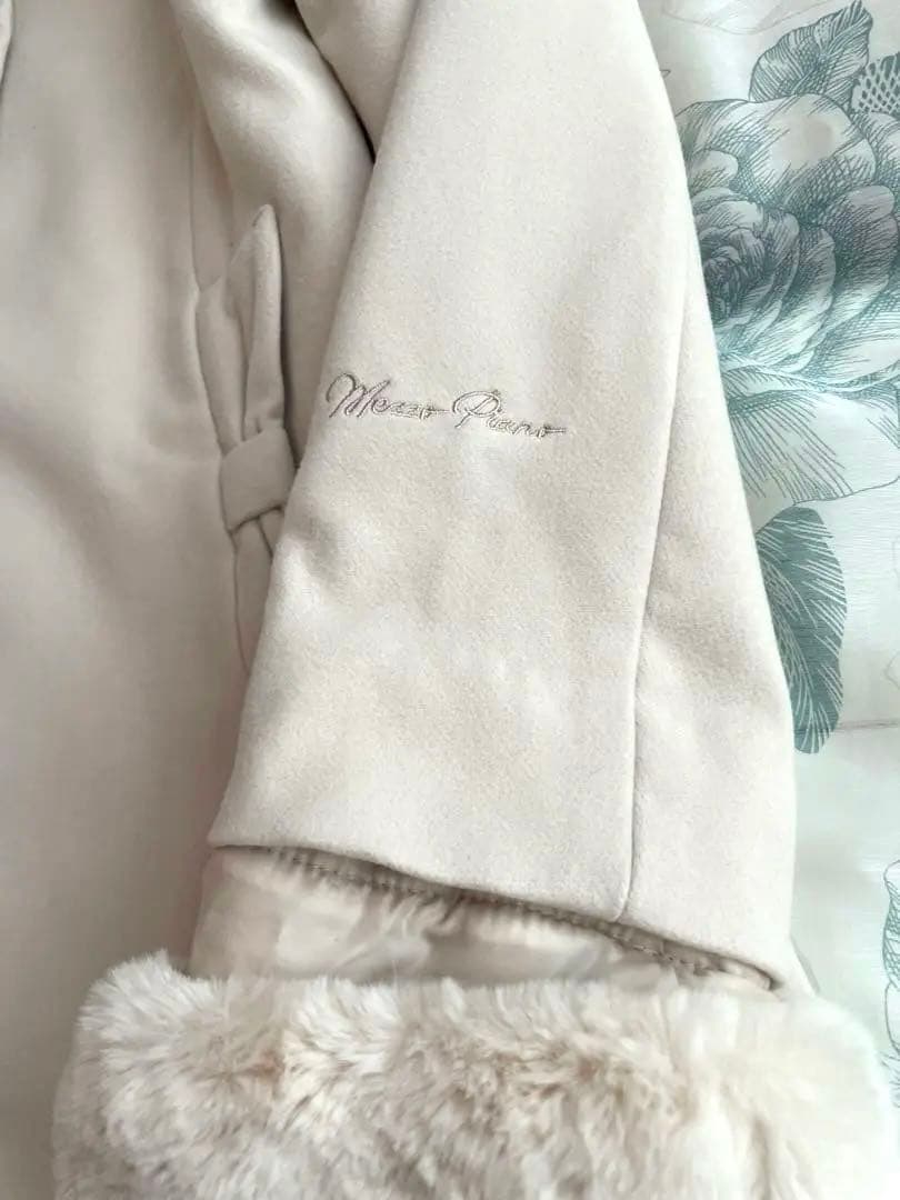 タグ付き新品メゾピアノ 150〜160 オフホワイトロングコート