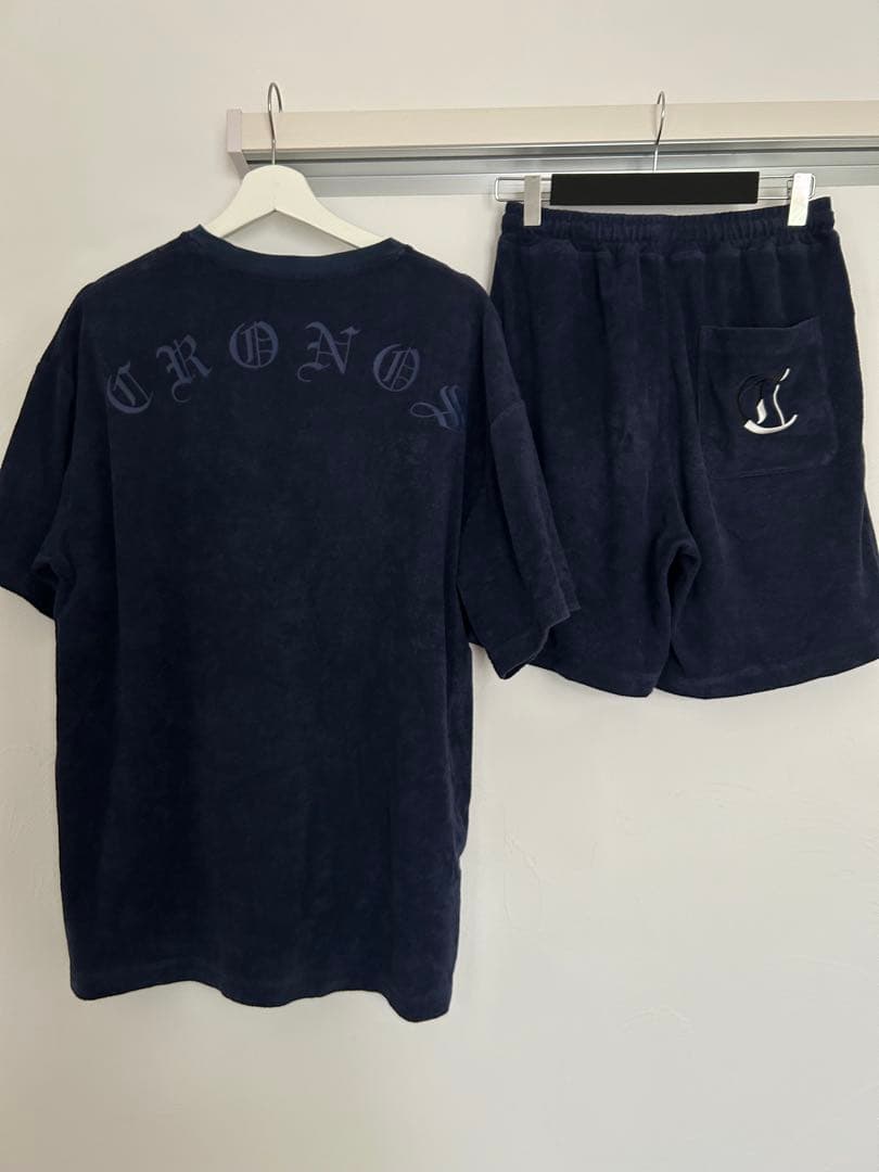 CRONOS パイル地Tシャツ ショーツセットアップ
