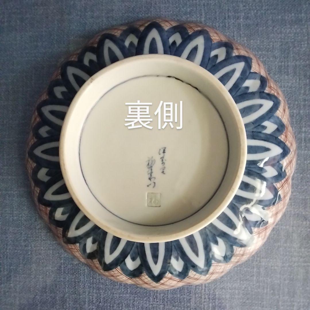手書き献上伊万里焼　七寸飾り皿　花鳥紋　1枚