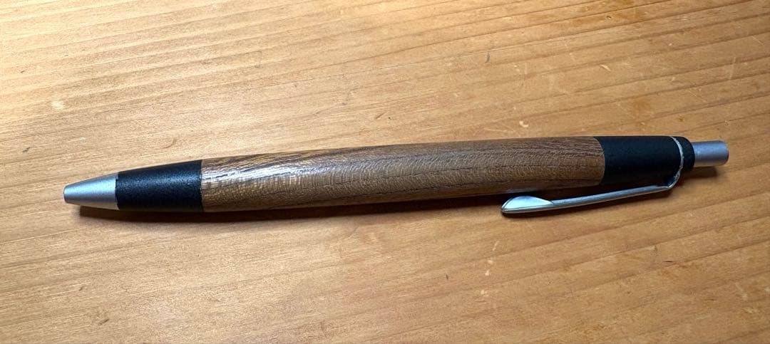 野原工芸　欅 シャーペン　旧型　シルバー