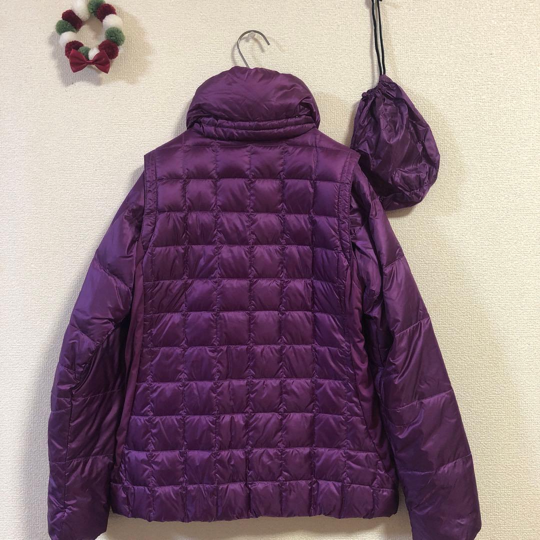 週末セール❗️美品マンシングウェア ダウンジャケット ２WAY Mハンガリーグース