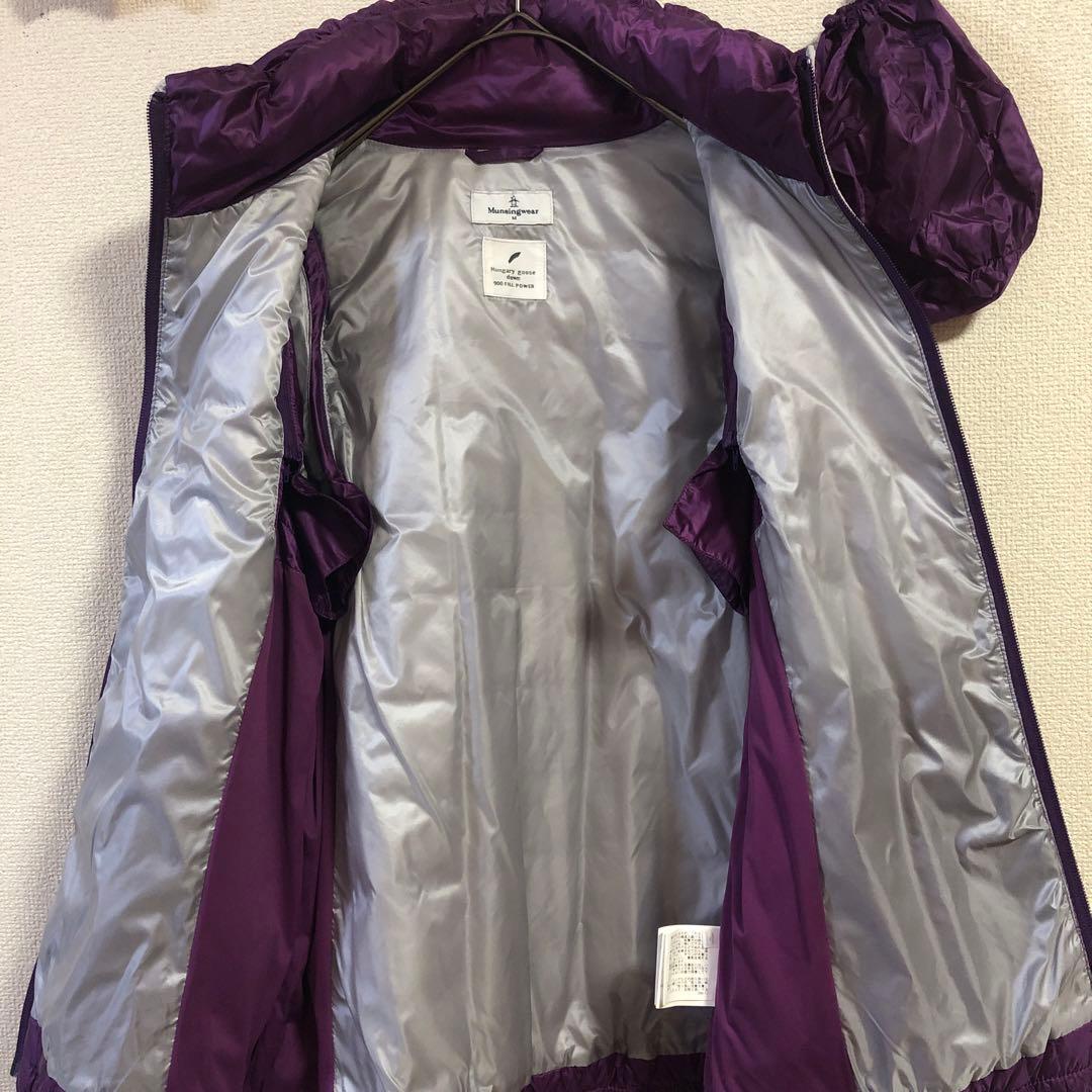 週末セール❗️美品マンシングウェア ダウンジャケット ２WAY Mハンガリーグース