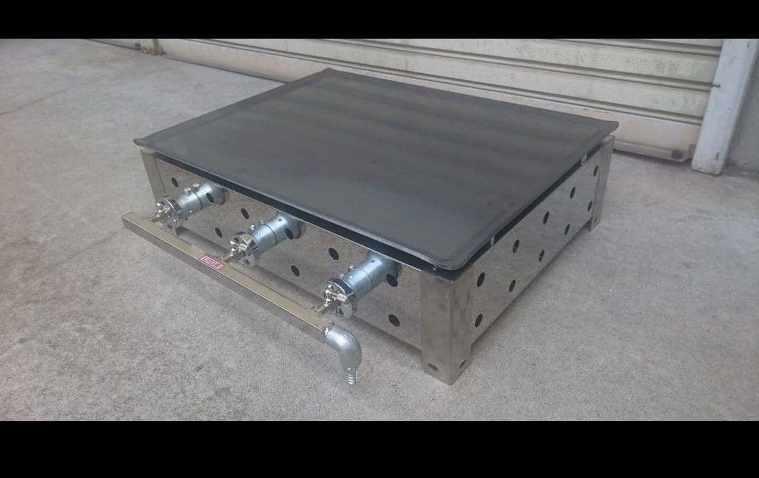 ６ミリ厚 鉄板焼 LPガスグリラー お好みイカ焼きそば 屋台 催事 縁日 居酒屋