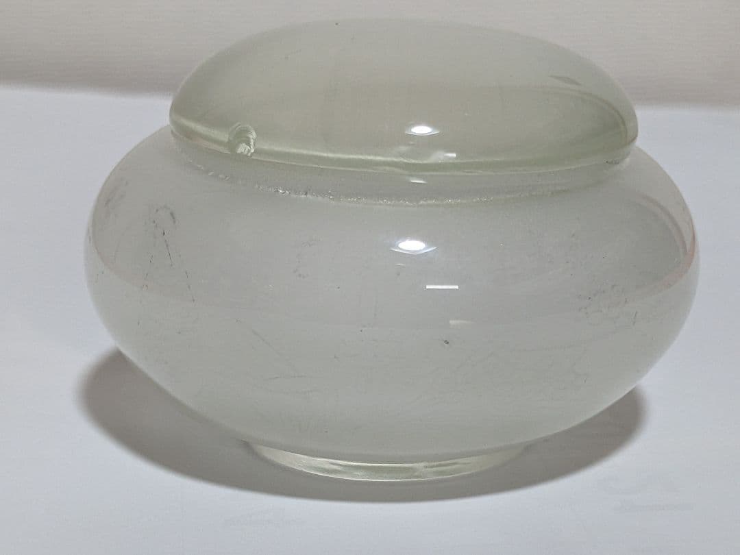 ♦中国 古玩 古美術品 ガラス絵 化粧入 蓋付き瓶 壺 化粧道具 鼻煙壺 骨董品