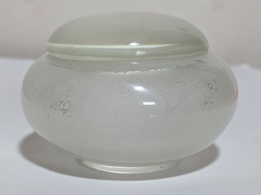 ♦中国 古玩 古美術品 ガラス絵 化粧入 蓋付き瓶 壺 化粧道具 鼻煙壺 骨董品