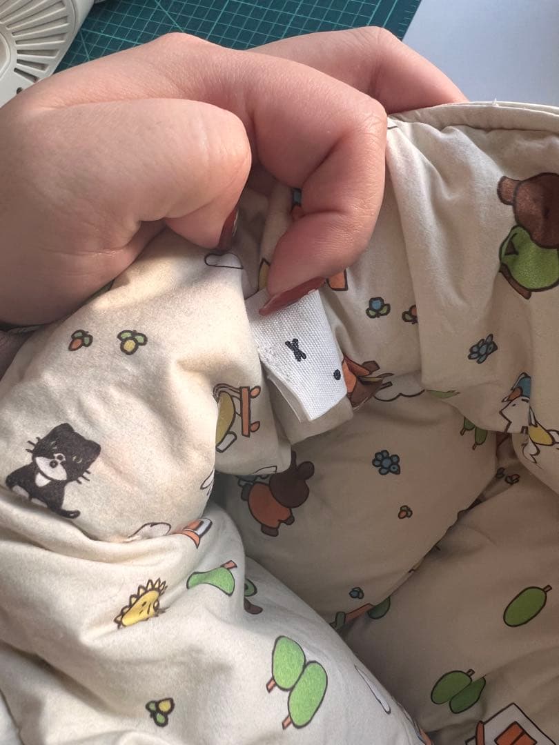 NOUTTI ミッフィー　犬用スリングバッグ　韓国　メッシュカバー　マナーポーチ