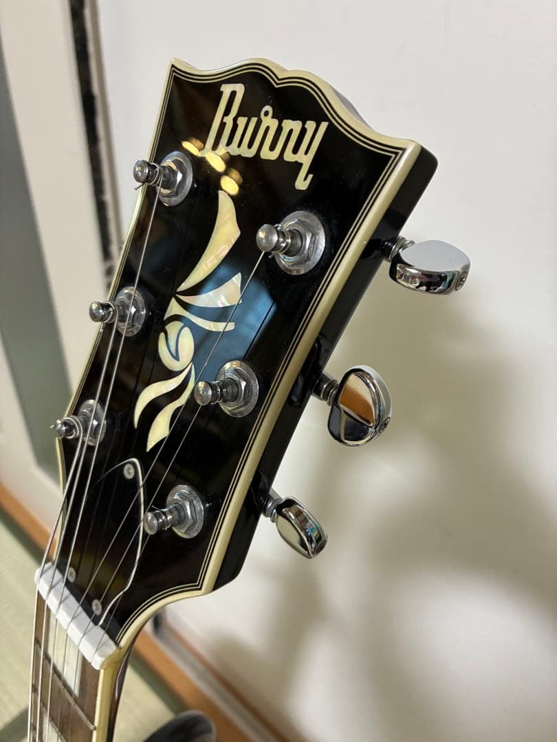 レスポールスタイル エレキギター ブラック フェルナンデスbruny