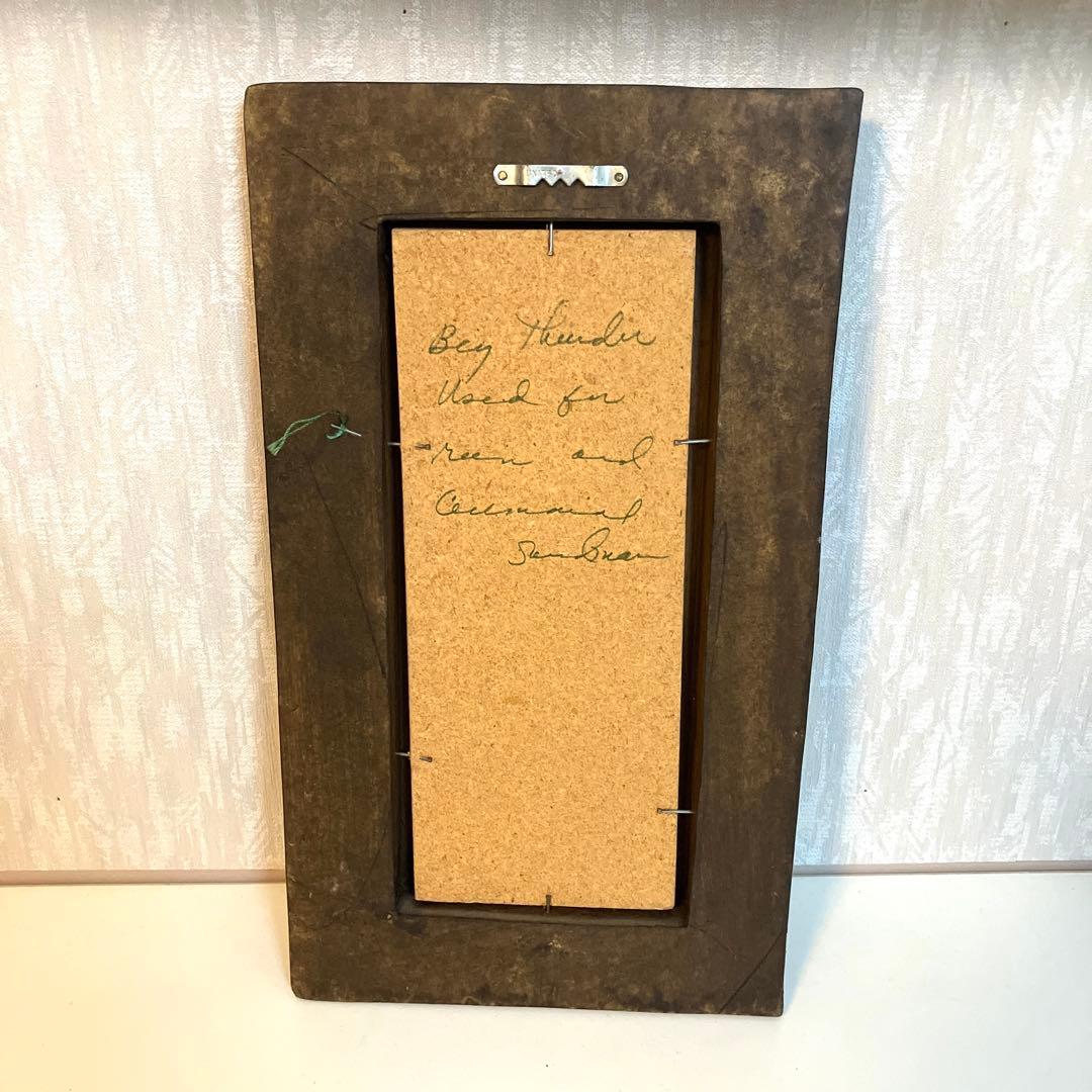 ナバホ　サンドアート　ビンテージ先住民　インディアン　トルコ石　19x34