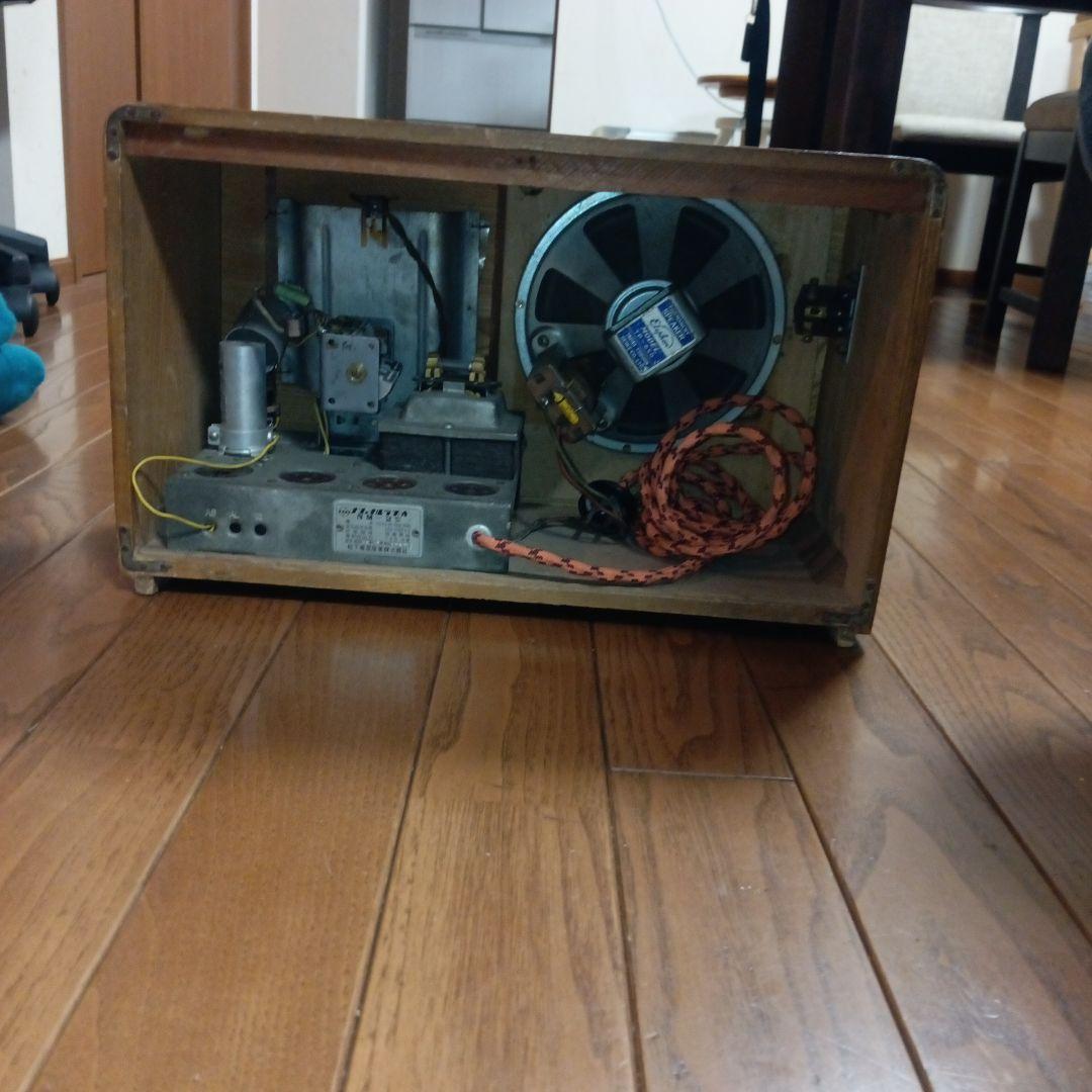 ナショナル 真空管ラヂオ 木製