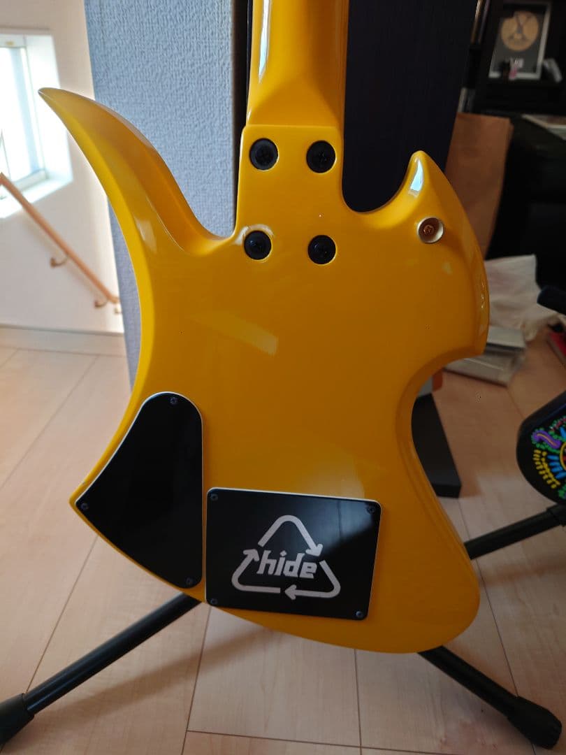 hide イエローハート　当時の付属ケース付き