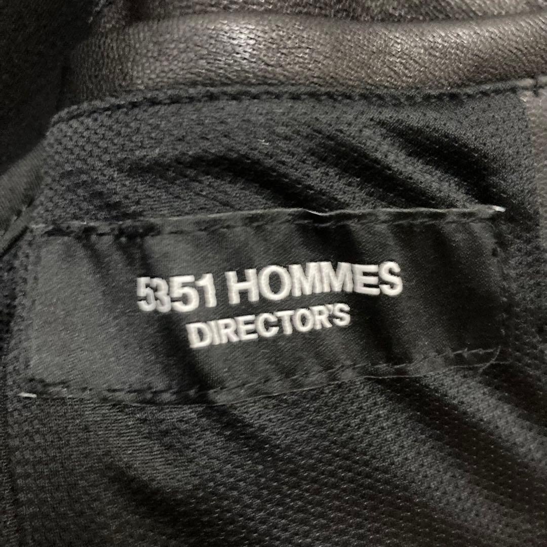 5351 HOMMES DIRECTOR'S スタッズレザージャケット S 美品