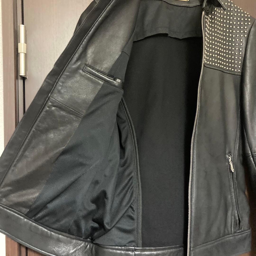 5351 HOMMES DIRECTOR'S スタッズレザージャケット S 美品