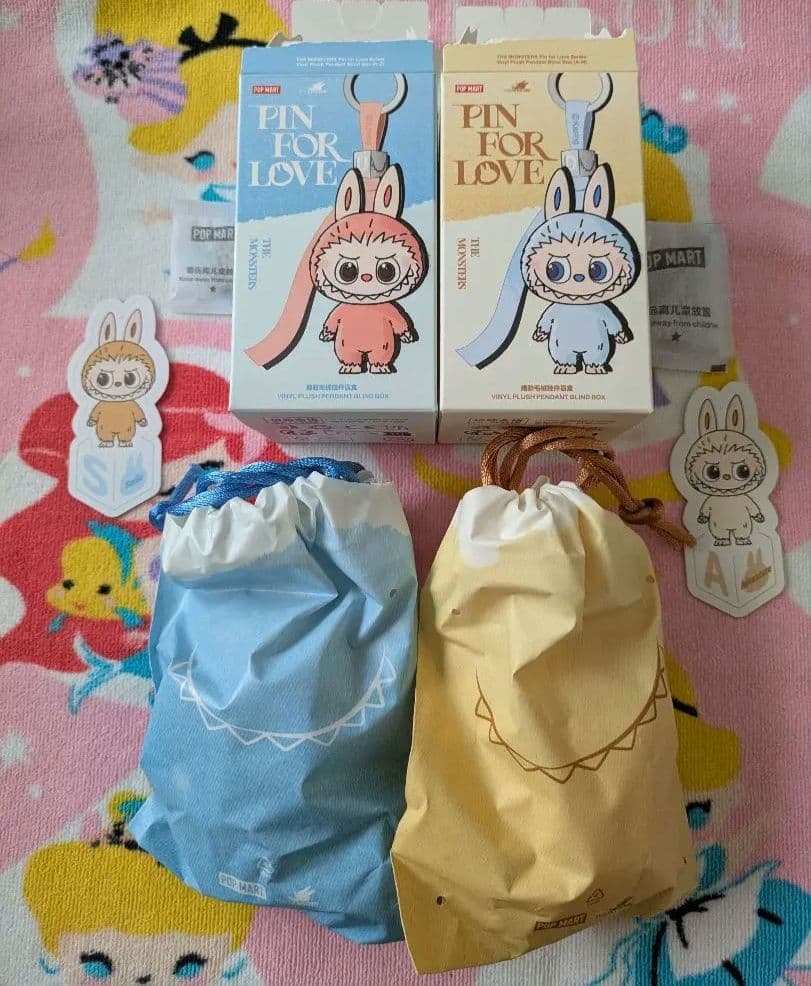 AS LABUBU THE MONSTER PIN FOR LOVE ぬいぐるみ