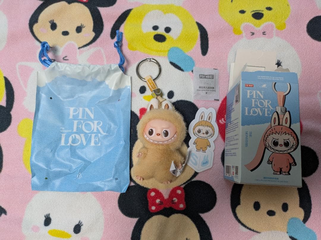 AS LABUBU THE MONSTER PIN FOR LOVE ぬいぐるみ