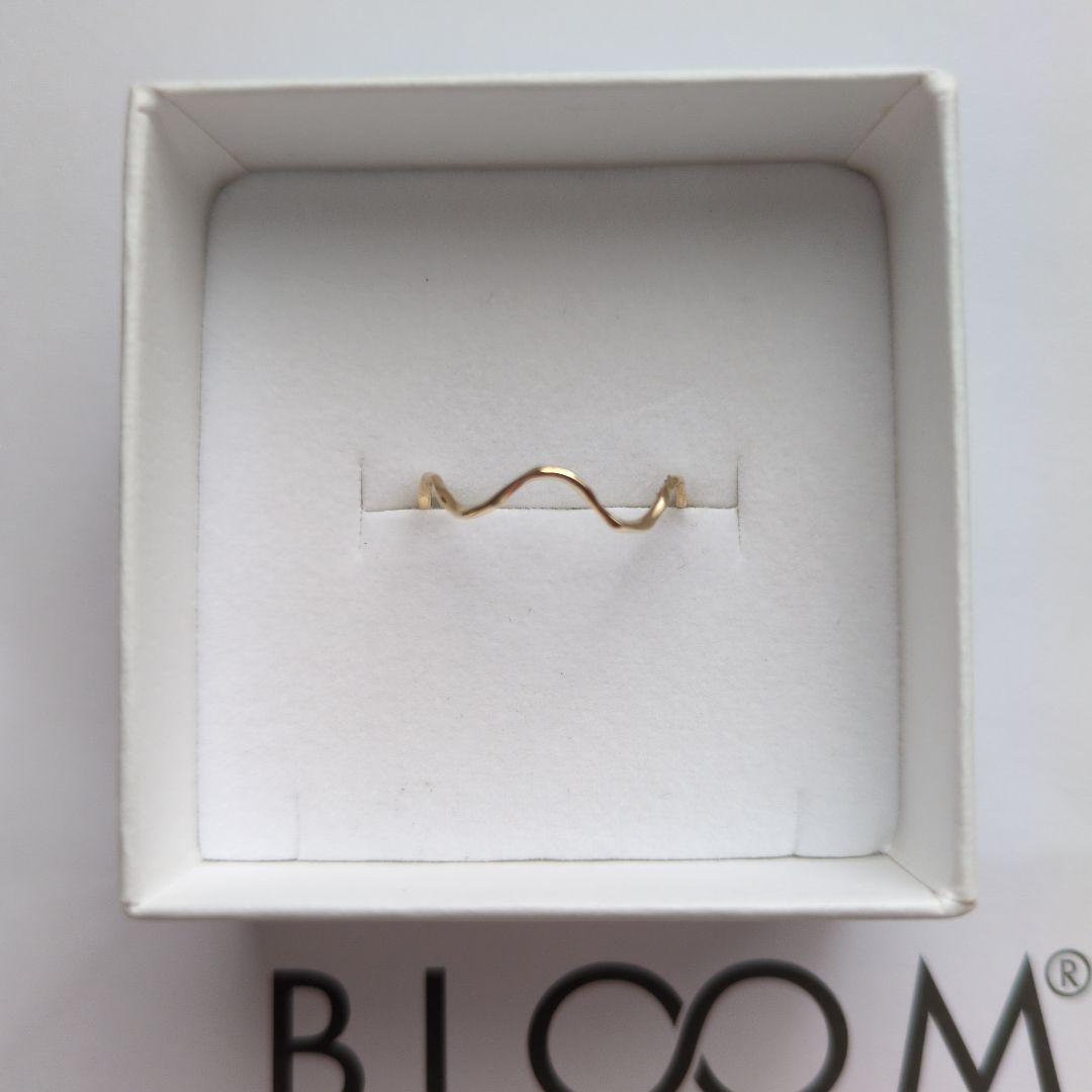 ★未使用★BLOOM K10 ゴールド リング 13号 保証書・箱・ショッパー付