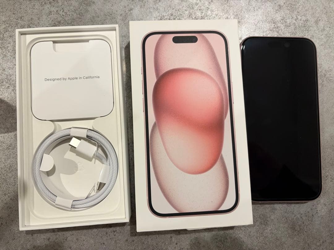 iPhone 15 ピンク 本体 箱付き