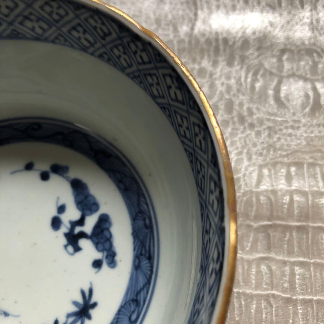 古伊万里 春寒鉢　江戸中期〜後期