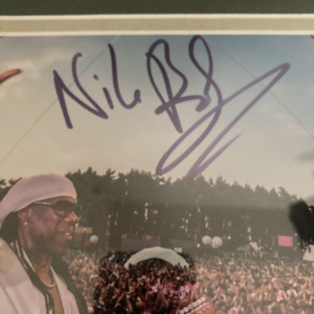 シック　ナイルロジャース　直筆サイン入り写真　証明書付き