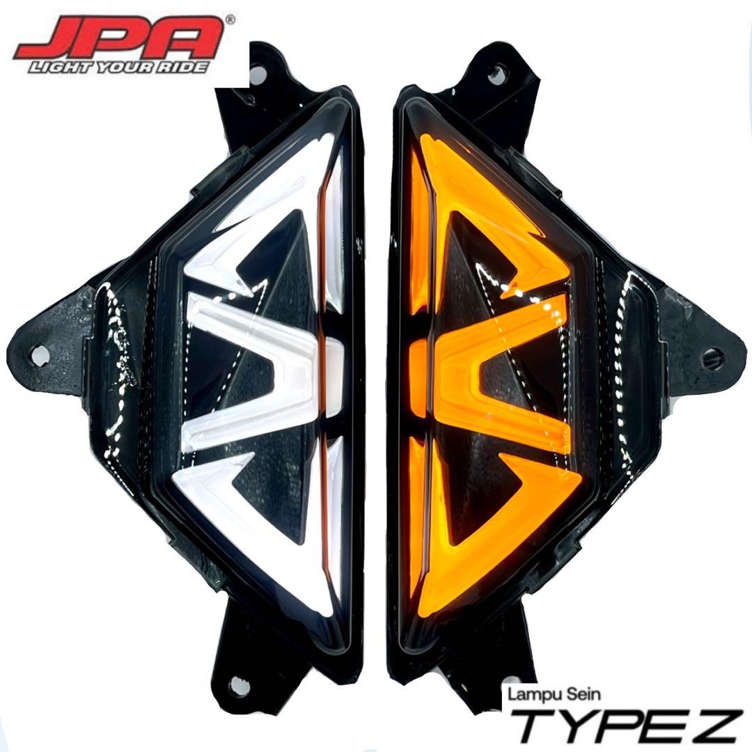 【新品】ZX6R ZX25R ニンジャ JPA フロントウインカー ホワイト