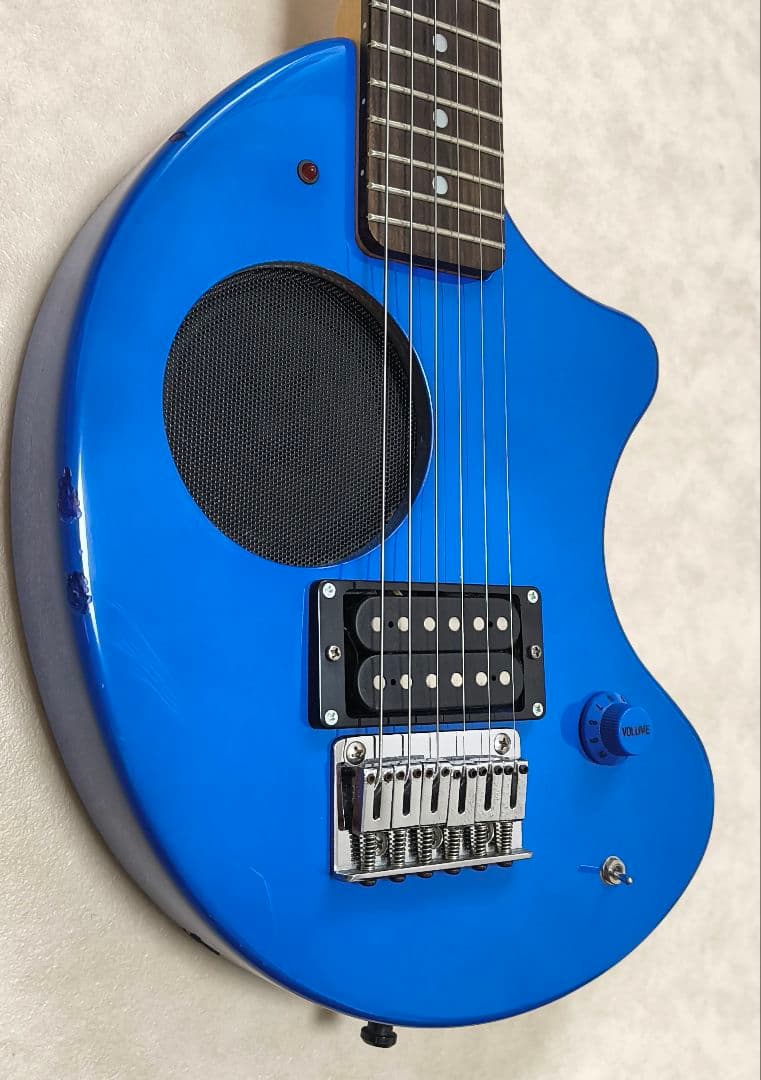 最終値下！【美品】ZO-3 ブルー アンプ内蔵ミニギター ヘッドフォン端子付