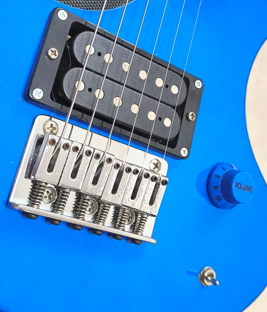 最終値下！【美品】ZO-3 ブルー アンプ内蔵ミニギター ヘッドフォン端子付