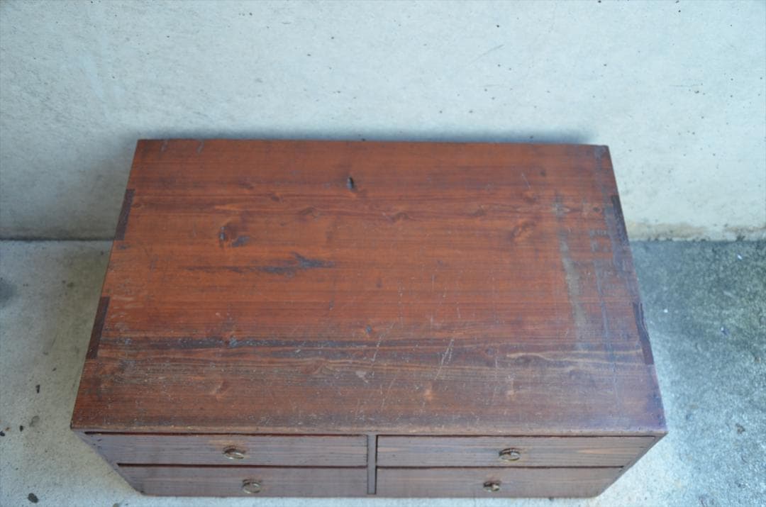 江戸末期　時代　引き出し　小箪笥　チェスト　木製　家具　骨董品　アンティーク