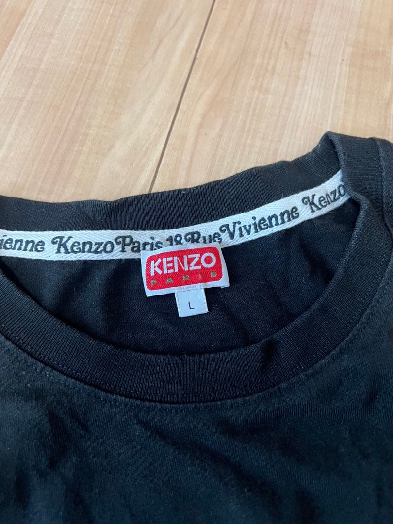 値下げ⚠️Verdy × Kenzo Paris ブラック Tシャツ Lサイズ