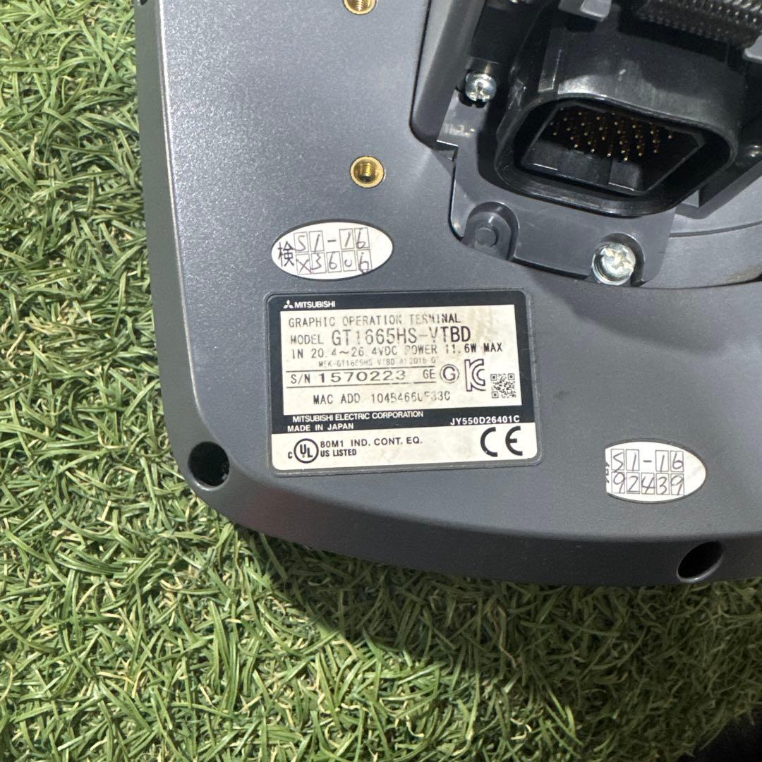 MITSUBISHI GT1665HS-VTBD ハンディタッチパネル 動作保証