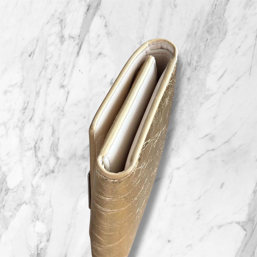 MARNI マルニ　Prisma Wallet　ゴールド　プリズマ　財布 ミニ