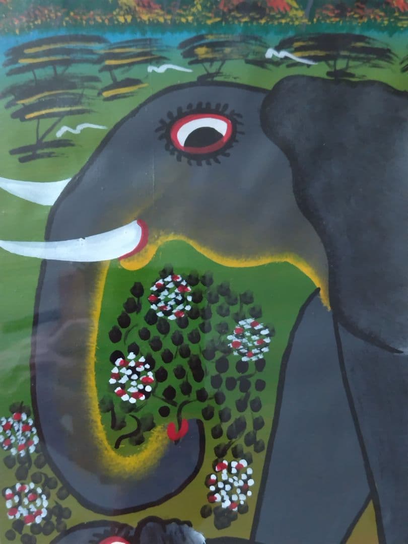 ティンガティンガ・アフリカン アート サイディ 像