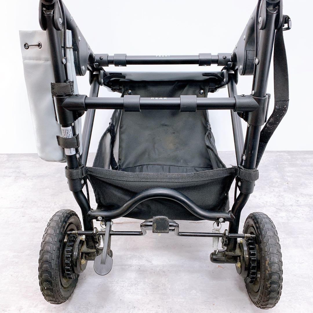 エアバギー プレミアムフレーム　ドーム3 ドーム2 ペットカート アイスグレー