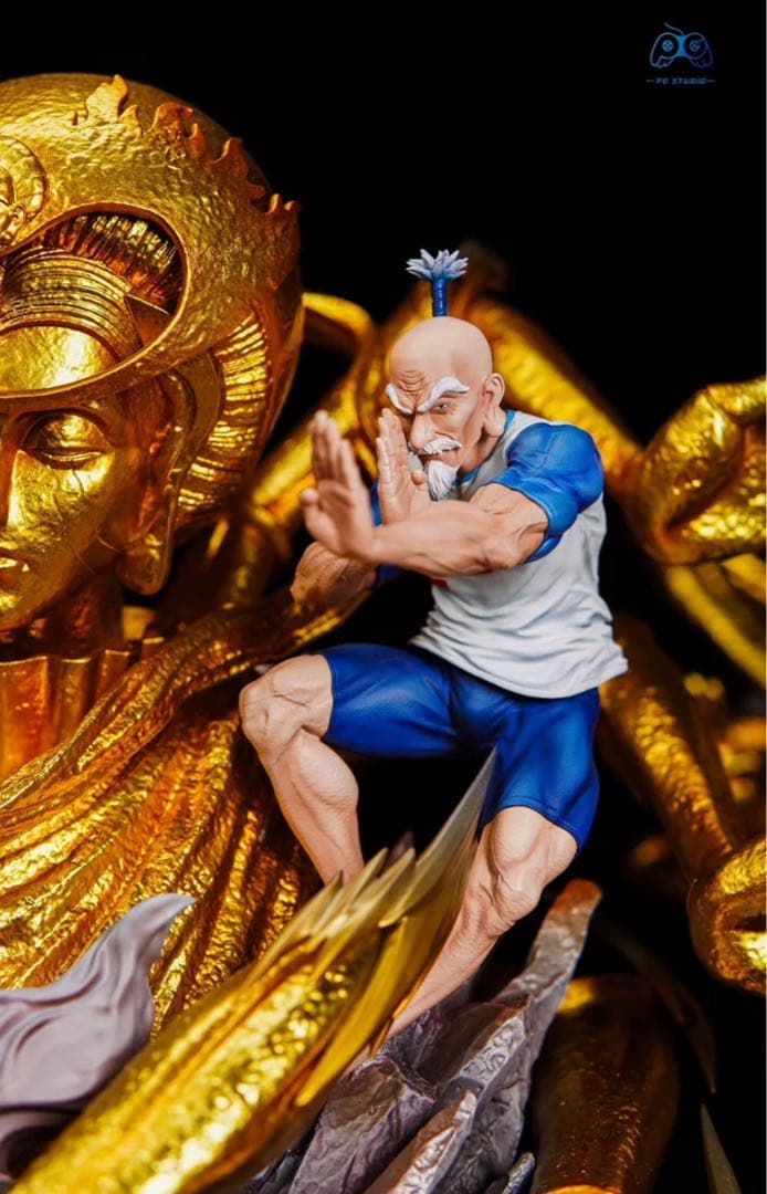 hunter×hunterアイザック＝ネテロ ガレージキット ガレキスタチュー⑤