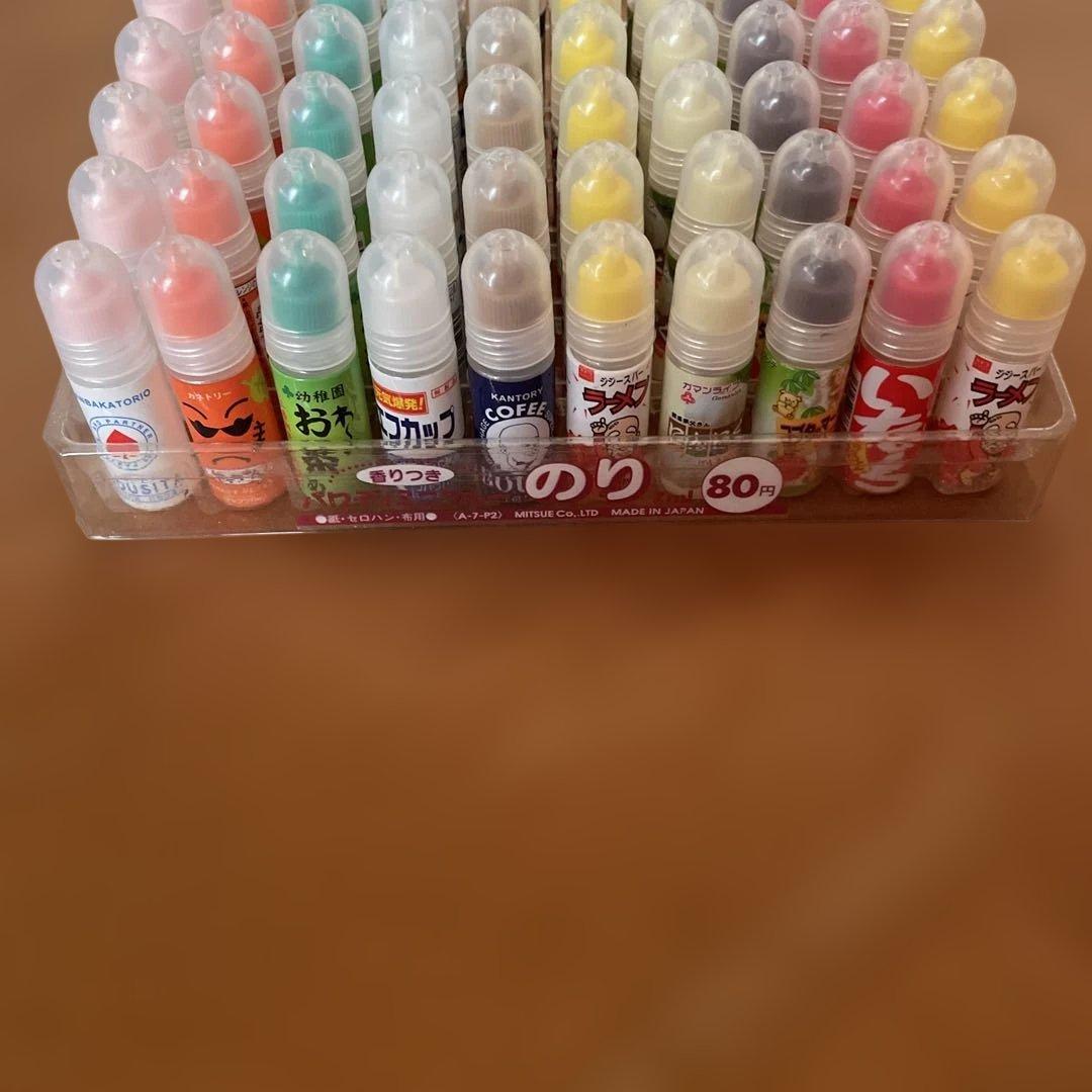 当時物　面白　香りつき パロディミニグルー のり 7lm 60本　デトックス