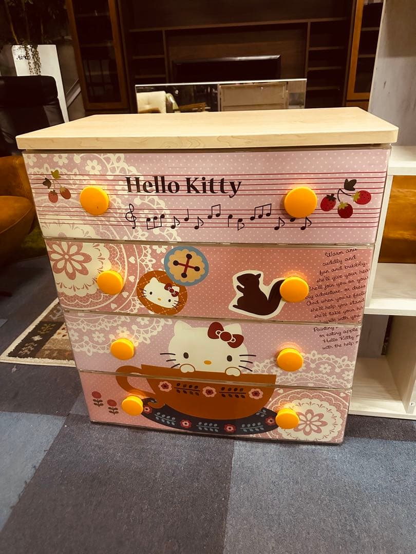 u*1様 Hello Kitty 4段チェスト