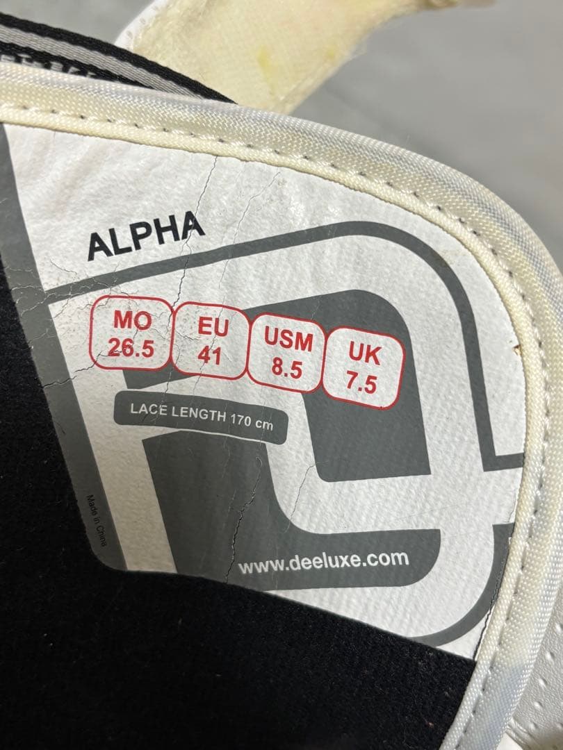 ディーラックス　アルファ　ALPHA スノーボードブーツ