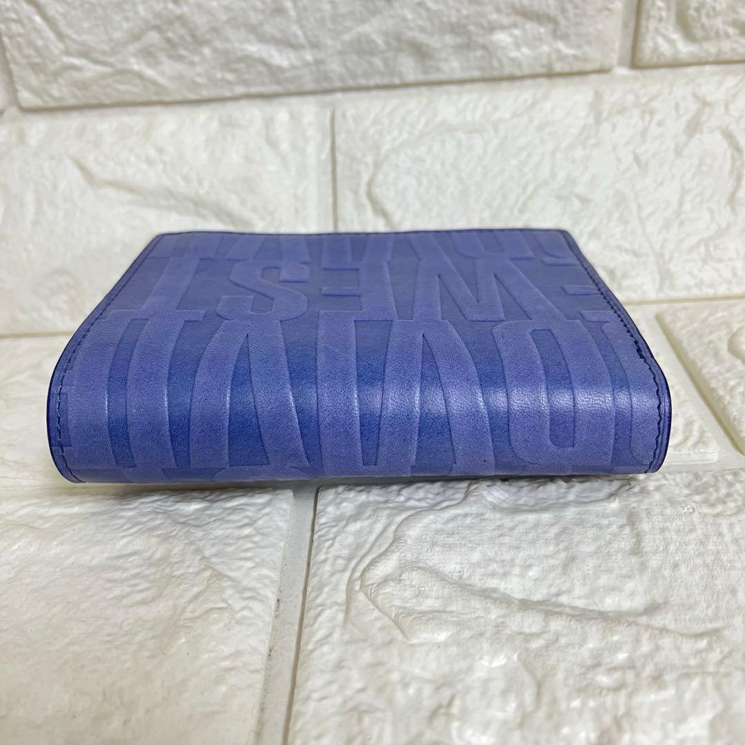 ヴィヴィアンウエストウッド　折り財布　ブライダルボックス　がま口　ブルー　オーブ