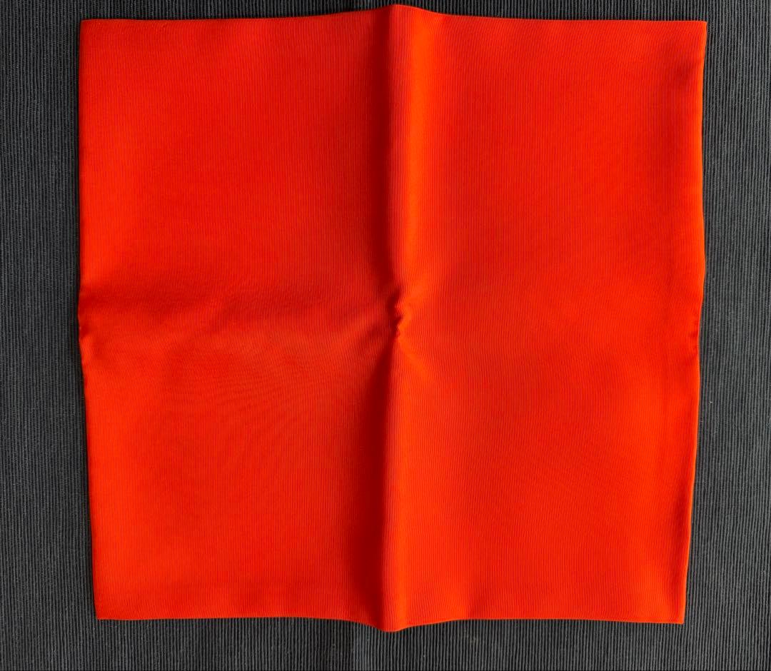 【新品未使用】茶道用帛紗　特製・塩瀬地　真朱　徳齋製　紙箱あり