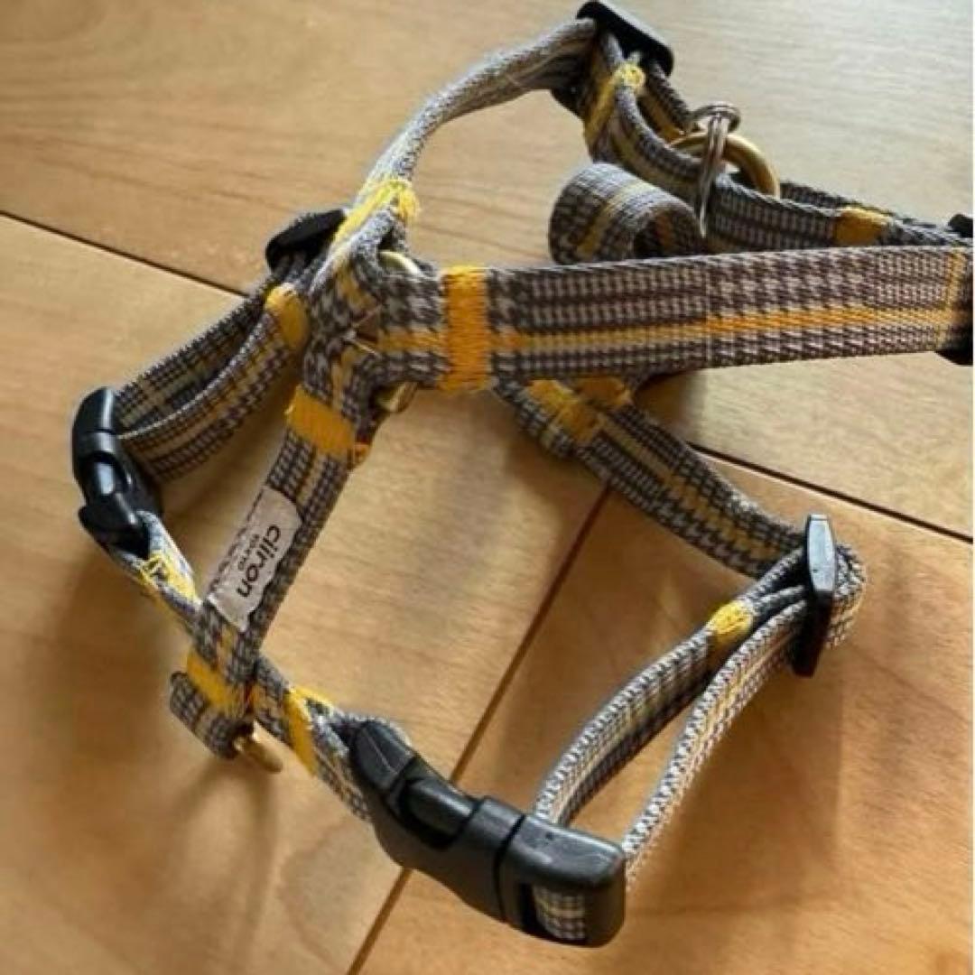 ciiron Tokyo ハーネスとリードのセット　グレンチェック