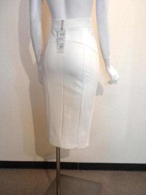 入荷◆リナシメント◆素敵アイボリーホワイト！定番人気のペンシルタイトスカート！M